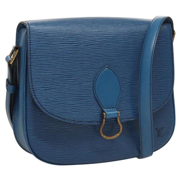 LOUIS VUITTON Epi Saint Cloud GM Shoulder Bag Toledo Blue M52195 - Picture 1 of 16